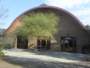 Salón de meditación en el monasterio de Deer Park, California