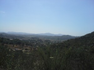 Vista desde el monasterio de Deer Park, California
