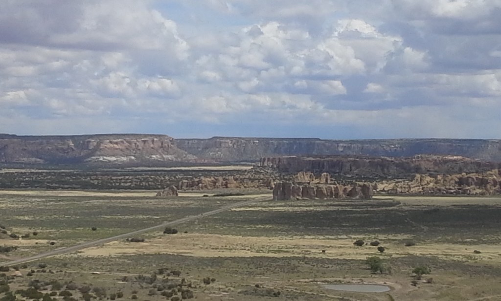 Planicie de camino a Sky City, Nuevo México. Foto por Yaisha Vargas 2015