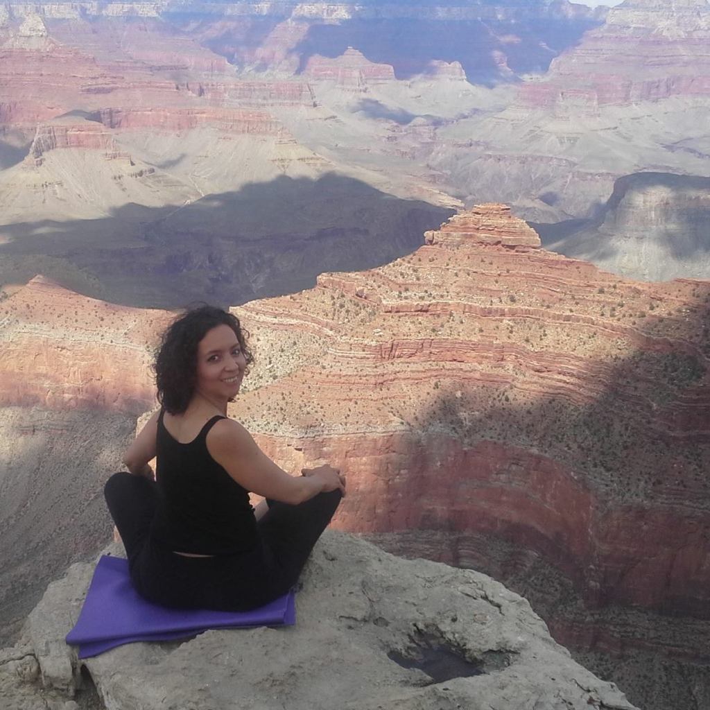 En el borde sur del Cañón del Colorado, Mather Point, mayo de 2015. Foto por Yaisha Vargas, ©2015