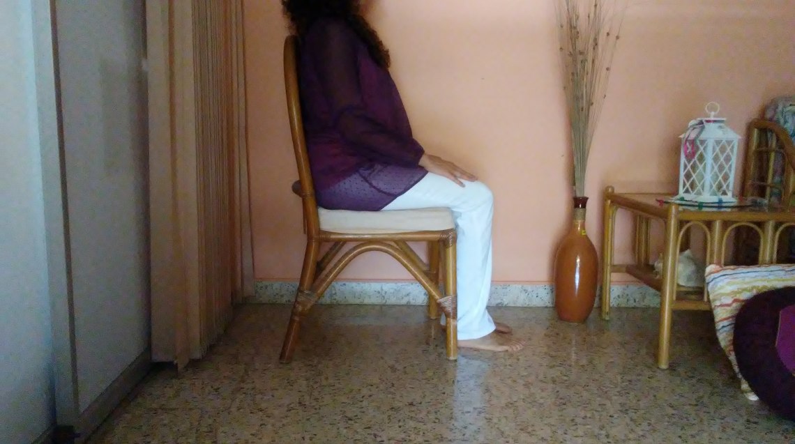 Postura sobre la silla